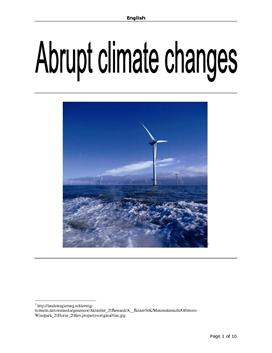 Abrupt climate changes