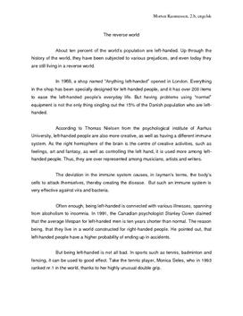 The reverse world