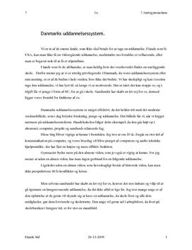 Danmark utbildningssystem.