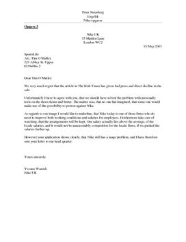 Dear Tim O´Malley
