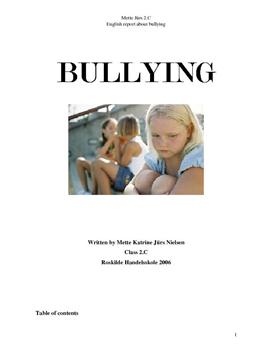 BULLYING