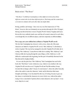 Book review - The Hours by Michael Cunningham