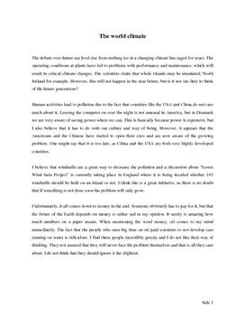 The World Climate