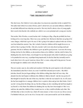 En uppsats om "The Children's Story"
