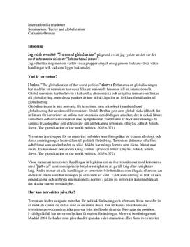 Terrorism och globalisering