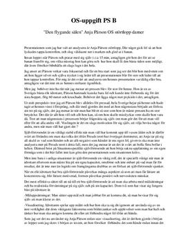 ''Den flygande sälen'' Anja Pärson