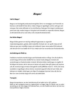 Biogas
