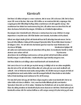 Kärnkraft