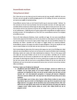 Ensamstående med barn
