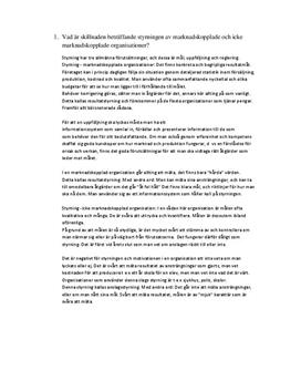 Företagsekonomi - organisation och ledarskap