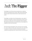 Jack the Ripper