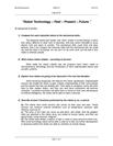 “Robot Technology – Past – Present – Future.”