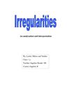 "Irregularities" af Courtney Jones
