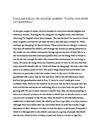 ENGLISH ESSAY ON JOANNE HARRIS’ ”FAITH AND HOPE GO SHOPPING”