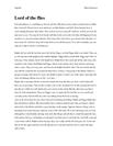 Lord of the flies
