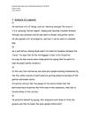 Analysis of a speech