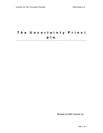 T h e  Uncertainty Principe.