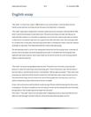Engelsk essay