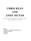 Chris Ryan and Andy McNab