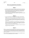 More young people become self starters…