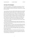 The Future Of The Aborigenes