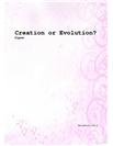Creation og Evolution