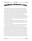 Matthew urderes case