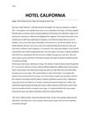 Hotel California