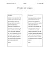 Problem Page