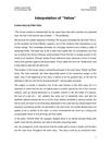 Engelsk essay over "Yellow" af Peter Carty