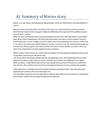 Summary Maries Story