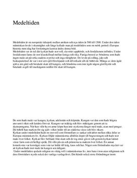 Medeltiden | Kyrka, samhälle, jordbruk, handel | Historia A