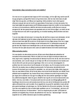 Normativa teorier | Etik