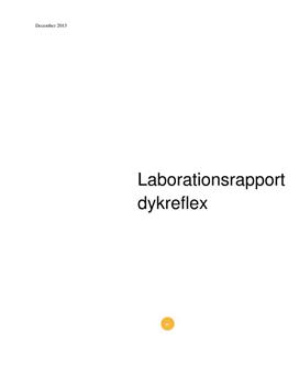 Dykreflex och Dykrespons (MDR) | Labbrapport