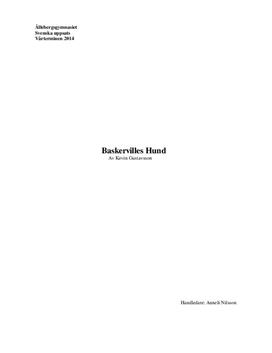 Baskervilles realismen | Bokanalys - Studienet.se
