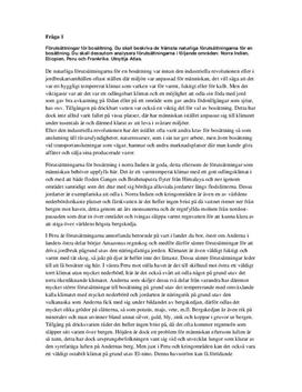 Bosättningar, jordbrukssamhälle och industrisamhälle | Sammanfattning