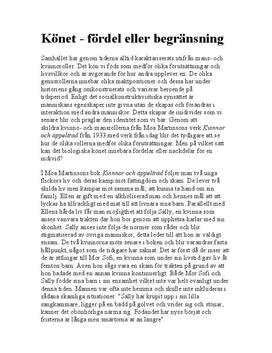 Genus i "Kvinnor och äppelträd" | Analys