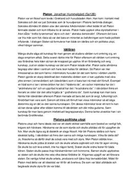Platon och Descartes och The Matrix | Fördjupningsuppgift