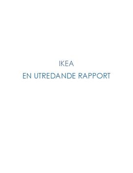 IKEA: Marknadsföring förr och nu | Rapport