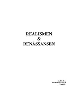 Realismen och renässansen | Inlämningsuppgift