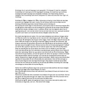 Hållbar utveckling och livsmiljö | Fördjupningsarbete
