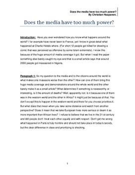 Does the Media Have Too Much Power? | Discussion - Studienet.se