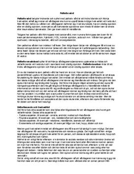 Palliativ vård | Utredande text