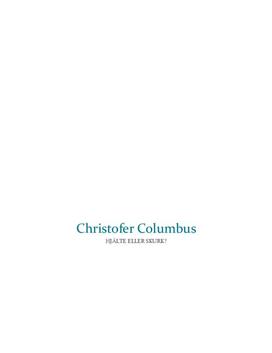 Columbus: Hjälte eller skurk? | Fördjupningsuppgift