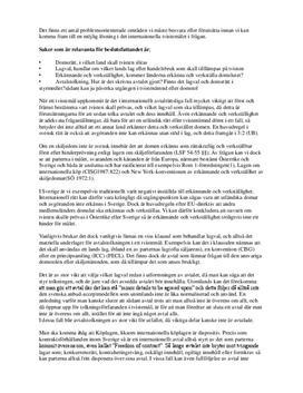 Internationella tvistemål | Affärsjuridik