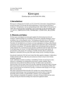 Kärnvapen | Fördjupningsuppgift