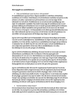 Samhällsklasser | Frågor och svar