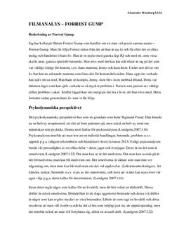 Forrest Gump | Psykologisk analys