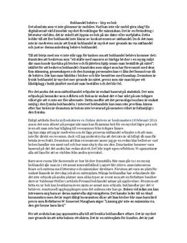 Bokhandel behövs | Argumenterande tal
