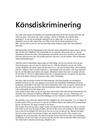 Könsdiskriminering - Introduktion Könsdiskriminering - Introduktion